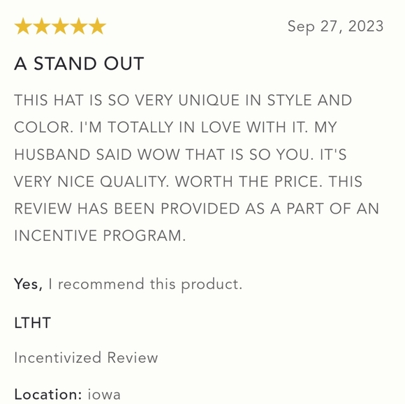 COPY - ⚡️Sale NWT Anthro Cover Band Rancher Festival Chic Hat OS - Picture 10 of 11